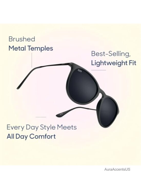 Lightweight Womens Sunglasses with Polarized Lenses main image 4